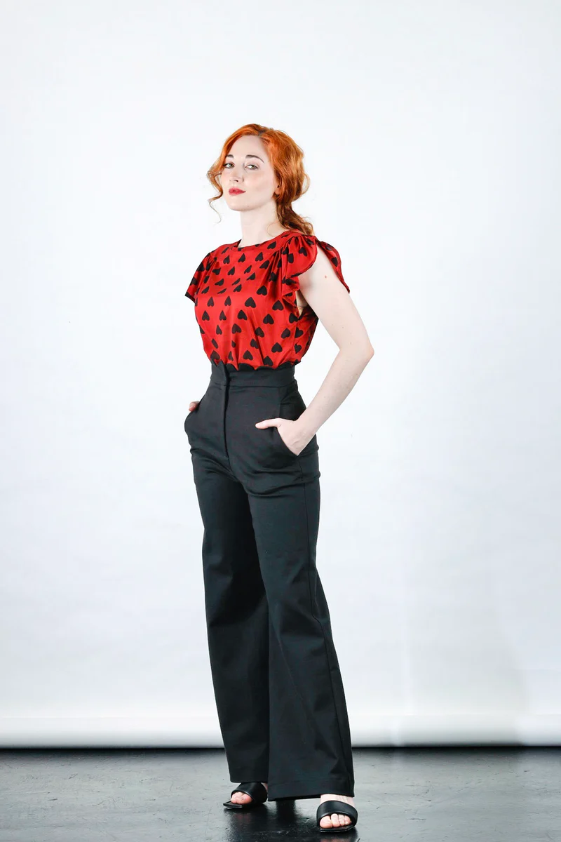 Black High Waisted Pants - Image 6
