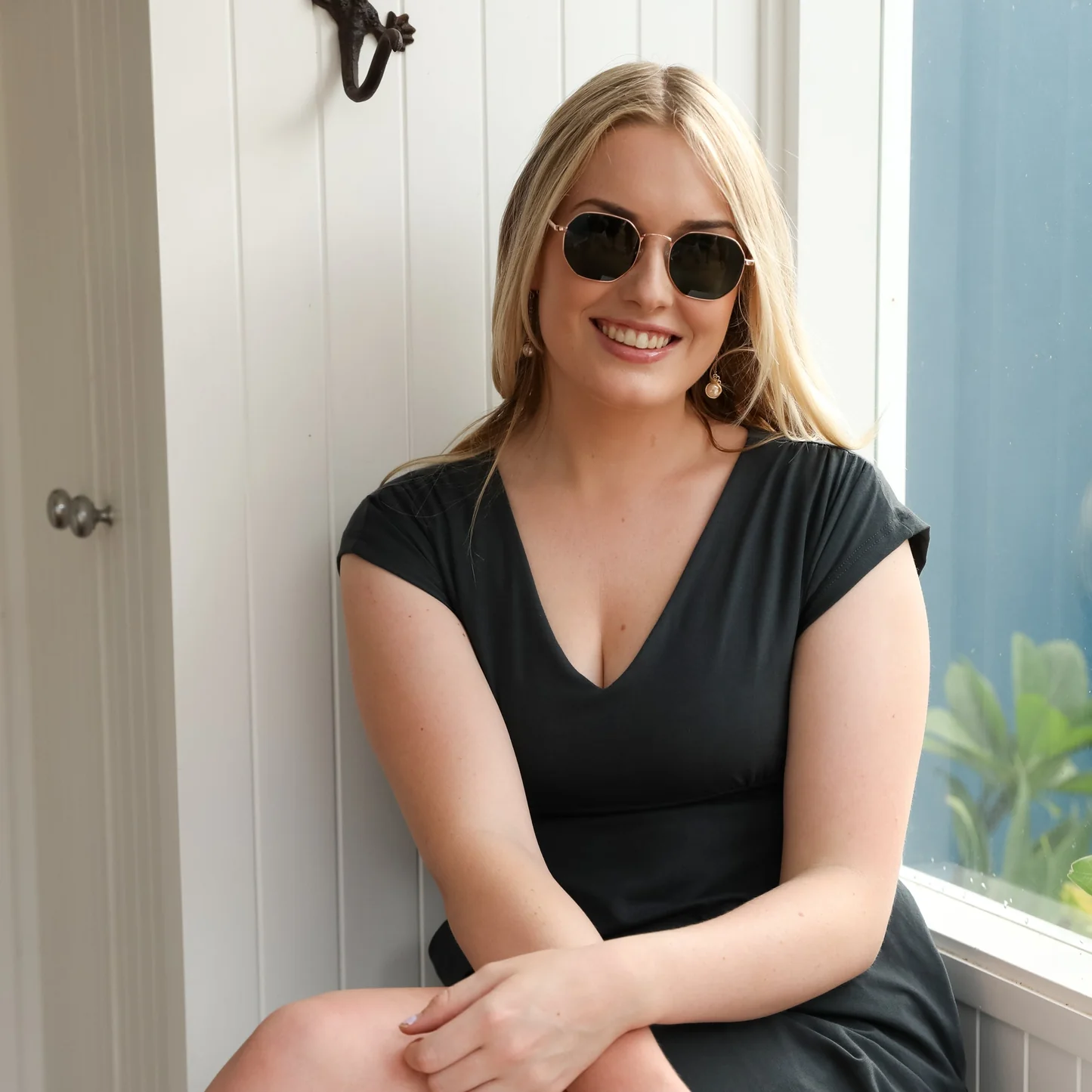 Maternity Adele Short Sleeve Dress - Image 4