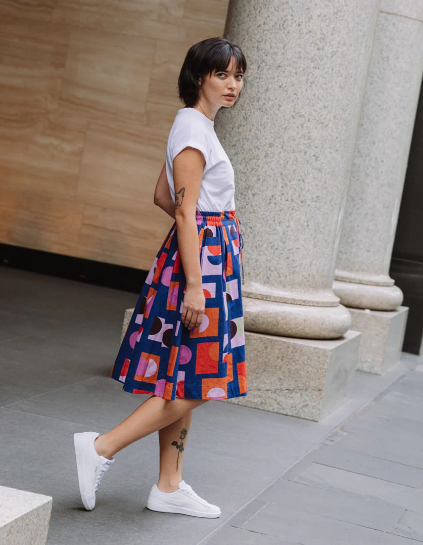 Kathleen Skirt Just Pretend Blue - Image 3