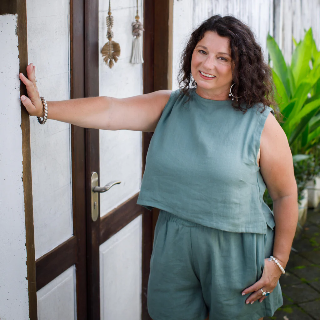 Sleeveless Linen Top - Image 7